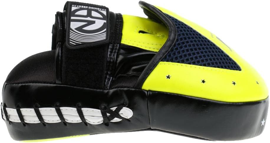 Ultimate Boxing Punch Pad - High Density Foam Padding, Self Adhesive Adjustable Wristband - for Muay Thai, Kickboxing, MMA Training - Improve Striking Skills and Partner - Green, as described