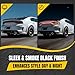 TENGBASE Smoked Black Tail Light Covers for 2015-2024 Dodge Charger, Protective Rear Lamp Guards, Exterior Automotive Accessories