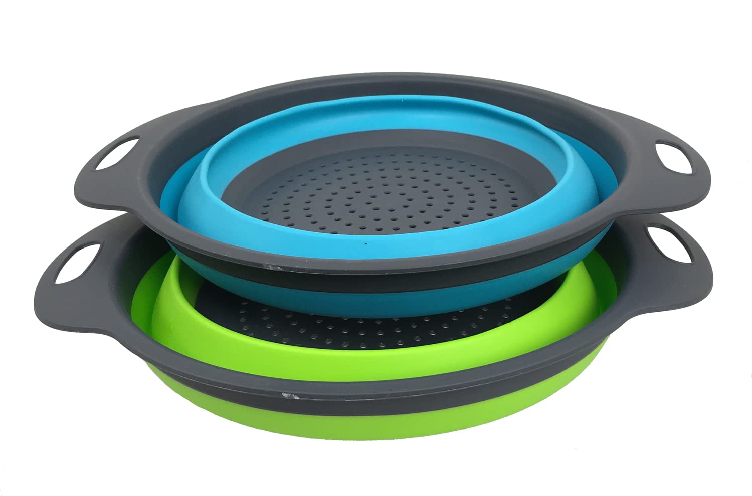 Set 2 Colini Pieghevoli In Silicone - Per Frutta, Verdura E Pasta, Salvaspazio - Foto 8