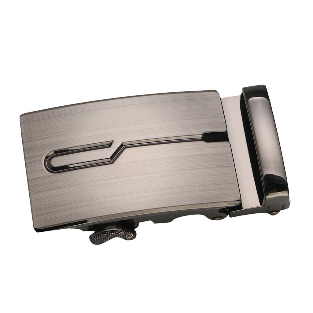 Hebilla de cinturón de trinquete para hombre, hebilla deslizante automática para correa de cinturón de 35 mm 1