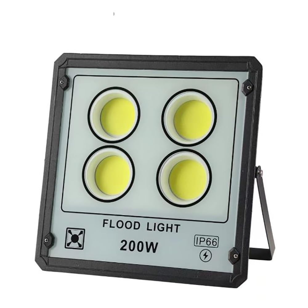 Projecteur LED COB 200W étanche 3000K luminaire extérieur pour éclairage de grand bâtiment et garage