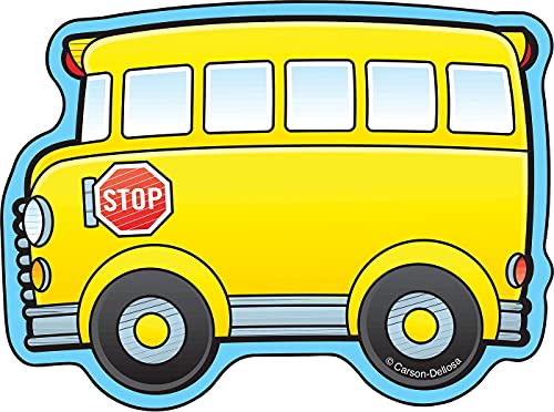 Carson Dellosa – School Buses Mini Colorful Cut-Outs, Classroom Décor, 36 Pieces Carson Dellosa – School Buses Mini Colorful Cut-Outs, Classroom Décor, 36 Pieces