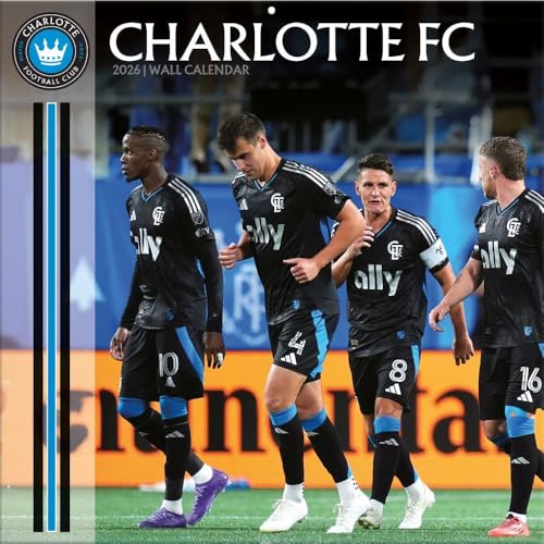 TURNER SPORTS Charlotte FC 2026 12X12 Team Wall Calendar (26998012201)