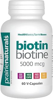 Prairie Naturals Biotin 5,000 mcg vcaps 60 Count