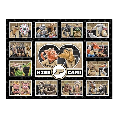 Image of YouTheFan NCAA Purdue Boilermakers inchKiss Cam inch 500 Puzzle