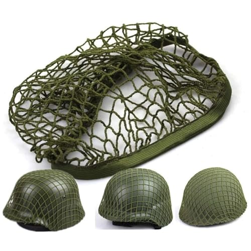 WW2 Replica US M1 Helmet Thin Net Cover Webbing Tactical Helmet Cover Green Repro