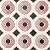 HOMETITUTE 10PCS 12x12 Inch Modern Pink Geometric Circle Peel and Stick Floor Tiles Removable Self Adhesive DIY Vinyl Flooring Stickers for Kitchen Bathroom Entryway Living Room Home Decor