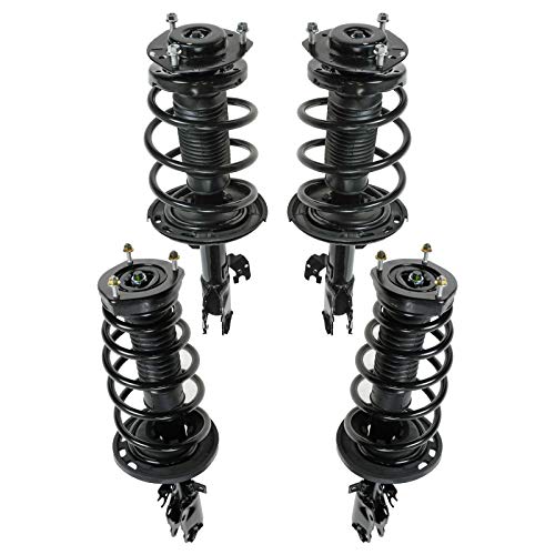 Image of TRQ Front and Rear Strut & Coil Spring Assembly Set Driver & Passenger Sides Compatible with 07-08 Lexus ES350 06-12 Toyota Avalon 07-11 Camry