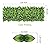 Artificial Ivy Privacy Fence Screen, 120x40 Inch Artificial Faux Ivy Hedge, Expandable Faux Privacy Fence with 80 pcs Zip Ties Decoration for Outdoor Garden, Color Printing Watermelon Leaves