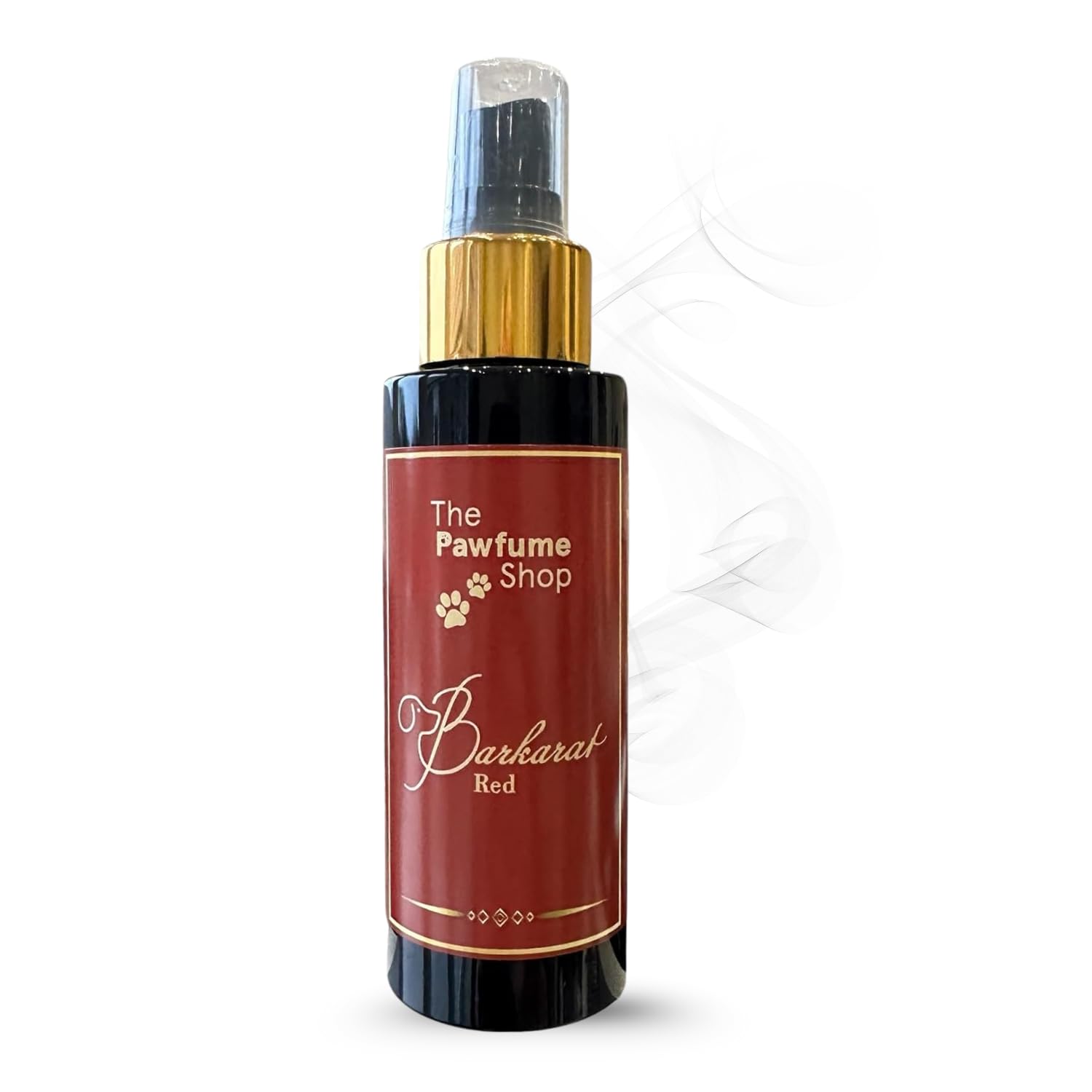 The Pawfume Shop - Barkarat Red - Unisex Dog Perfume Spray - Suitable for All Breeds & Sizes - For Fresh Scent & Odour Control - Gentle on Skin & Long-Lasting Fragrance - 100ml