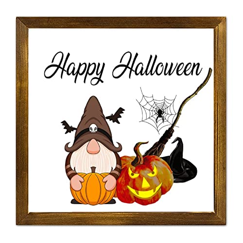 Panneau mural en bois haut de gamme décoration moderne nain d'Halloween