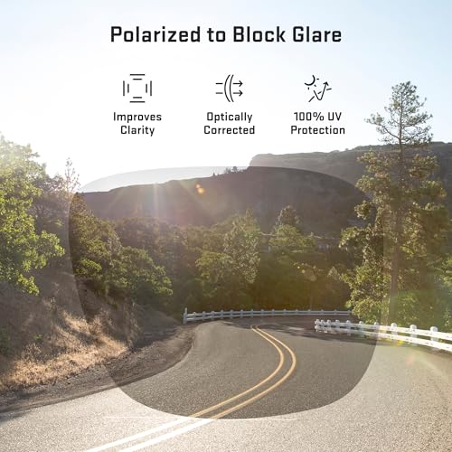 Revant Replacement Lenses for Oakley Holbrook sunglasses, UV Protection, Anti-Scratch and Impact Resistant, Polarized Black Chrome Mirrored