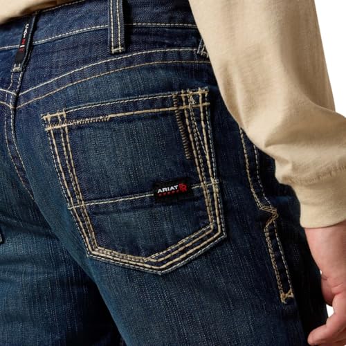 ARIAT Men's Fr M4 Relaxed Boundary Boot Cut Jean 5