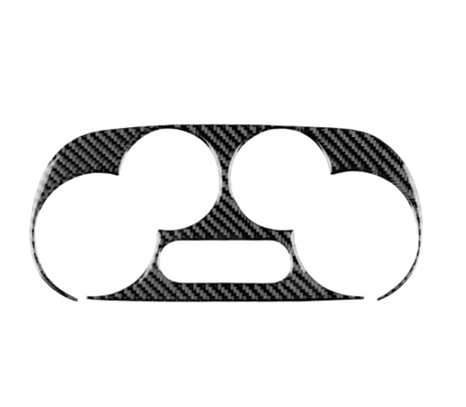 Center Console Trim Compatible with Abarth 595 2012 2013-2016 2017 2018 2019 2020 2021 2022 2023 Center Console Panel AC Vent Outlet Cover Trim Sticker