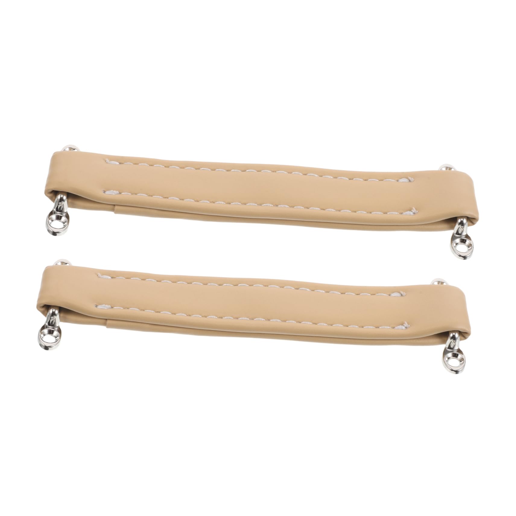 BESPORTBLE 2Pcs Durable PU Strap with Silver Buckle for Easy Carrying Concerts and Rehearsals Includes Mounting Screws