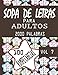 SOPA DE LETRAS PARA ADULTOS: Letra Grande | 100 Rompecabezas | 2000 Palabras | soluciones al final del libro