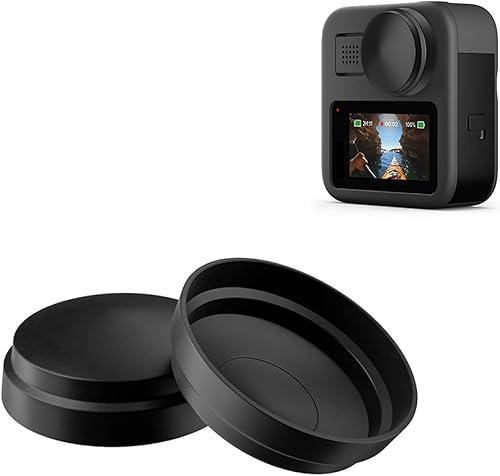 Tapa de goma para lente GoPro Max, PULUZ suave de goma de poliuretano termoplástico de doble lente para accesorio GoPro Max