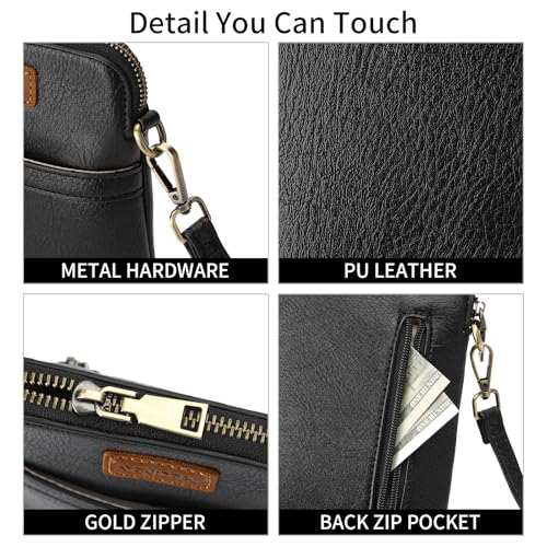 Image of SENDEFN Cell Phone Purses for Women Small Crossbody Bag Shoulder Handbag with Adjustable Strap