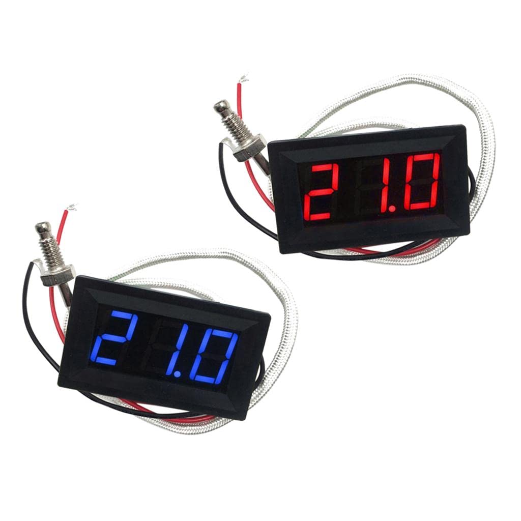 BNF® -30~800 Centigrade Degree Digital Display LED High Temperature Thermometer|Other Thermometers|2 Pieces of Digital Display LED High Temperature Thermometer (Red + Blue)-image-4