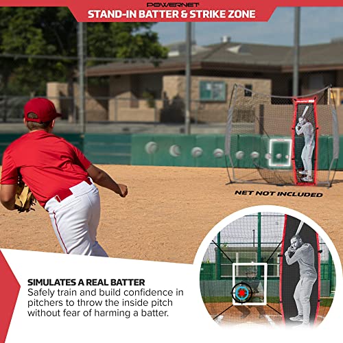 Powernet Andrelton Simmons Stand-In Batter | Improve Pitching Accuracy For Baseball Softball | Safely Train Throwing Inside (Stand-In Batter & Strike Zone) #TOP3