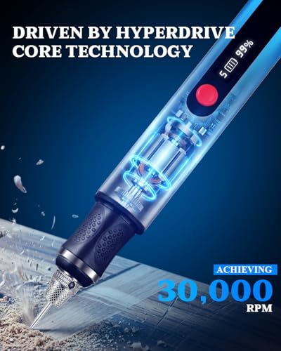 vueowcue Cordless Engraving Pen LCD