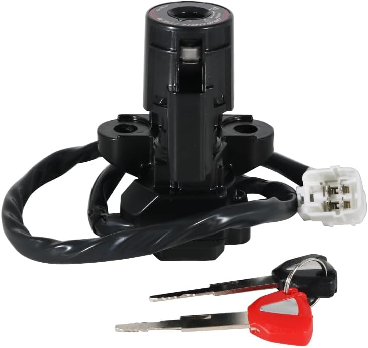 Ignition Switch and Ignition Key Motorcycle Ignition Switch for Kawasaki 27005-0556 27005-0568 27005-0621for Kawasaki ZX1000 Ninja 1000/ZX10R,ZX1000 Z1000SX,ZX636 Ninja ZX6R,ZX1400 Ninja ZX14R