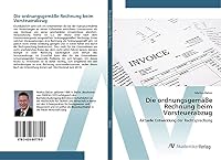 Die ordnungsgemäße Rechnung beim Vorsteuerabzug 3639807790 Book Cover