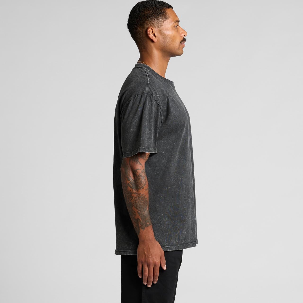 AS Colour Mens Stone Wash Heavy Tee - Image 4