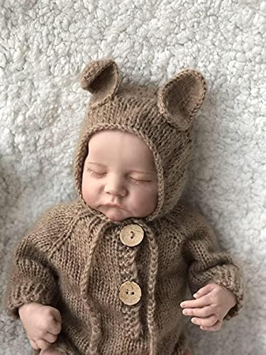 Miniatura 2 de Zero Pam Muñecas de bebé Reborn realistas de 19 pulgadas, muñecas de bebé Reborn de silicona suave, muñecas de bebé realistas con cuerpo de tela,
