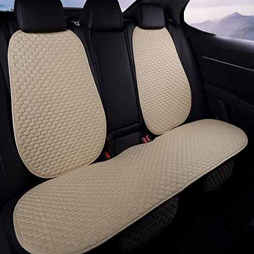 Hukimoyo 3in Car Seat Cover Protector Mat for Rear Seat Cover