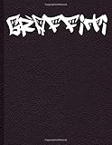  Blackbook Graffiti Sketchbook Blank Book With White Papers Sketch Book Art Book: Black Book Graffiti Sketchbook 8.5 x 11 Large Blank Pages With White ... Doodling, Sketch Book Artist Journal