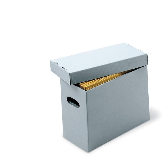 Gaylord Archival HalfSize Record Storage Box Letter 6 1/2W x 12 1/2L