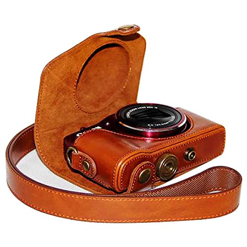 Amazon.co.jp: FIRST2SAVVV 褐色 Canon PowerShot SX710 HS Sx700 HS