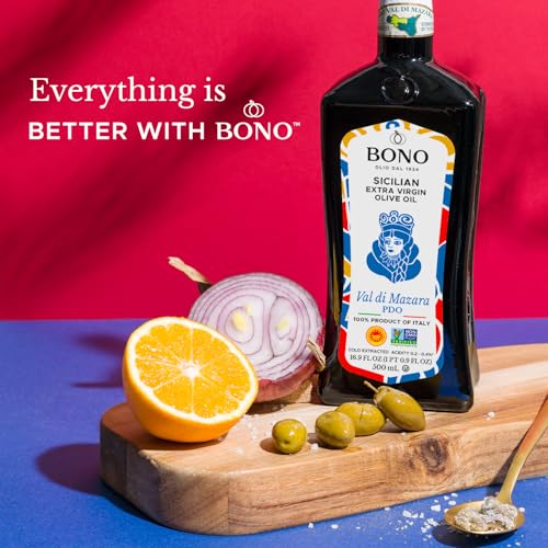 Bono Sicilian Certified PDO Val Di Mazara Extra Virgin Olive Oil - 16.9 oz - Thumbnail 4