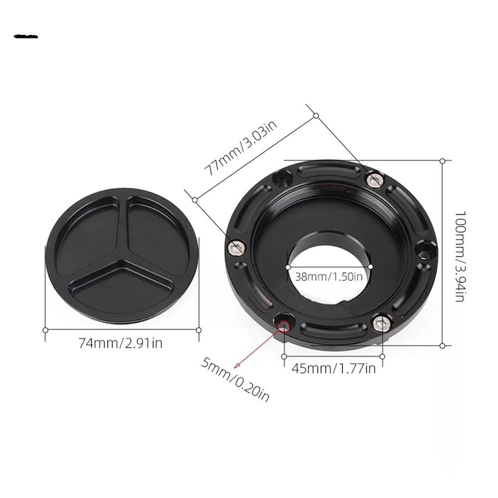 Para Aprilia RS4 50 RS50 RS125 RS250 RS660 RSV 1000 Para Tuono 125 660 Para Shiver 750 GT Tapón Del Depósito De Gasolina Para Motocicleta