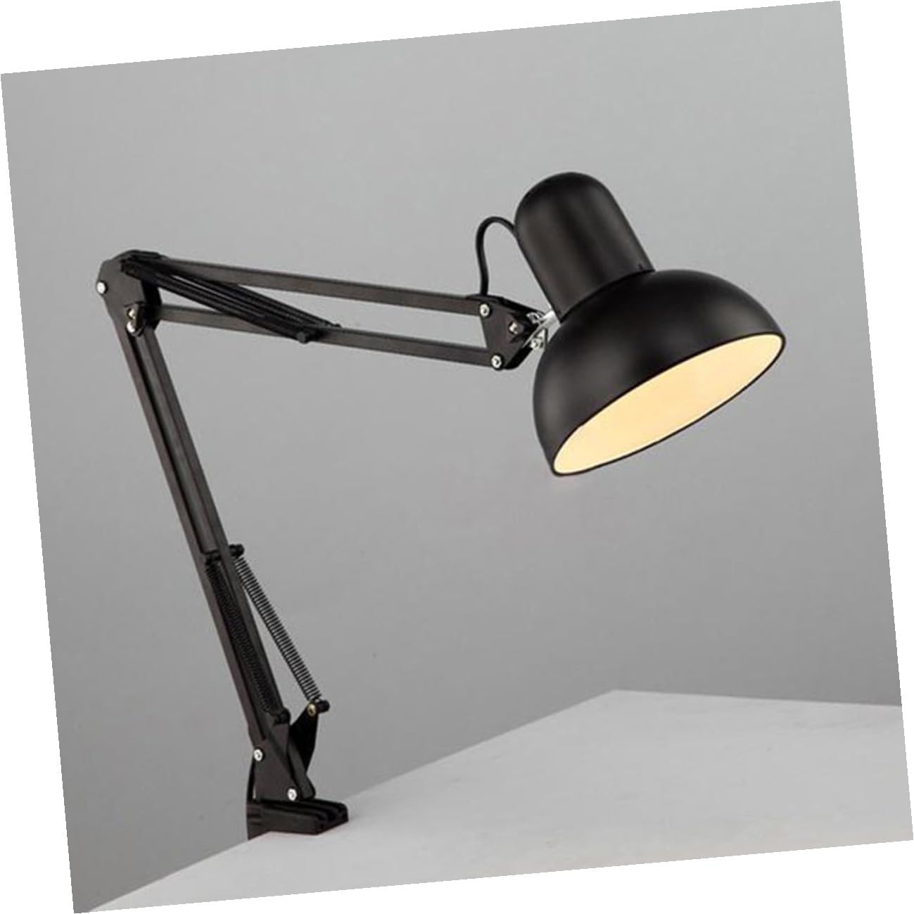 LIFKOME Morsetto Per Lampada Da Tavolo Braccio Snodabile Supporto Per Lampada