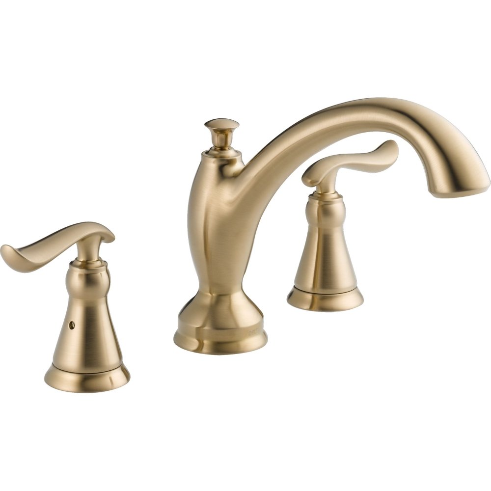 Delta Faucet Linden Gold Roman Tub Faucet - Champagne Bronze