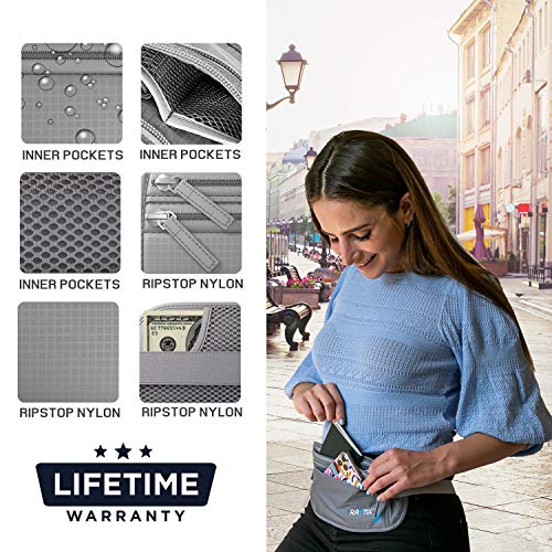 Money Belt For Travel Wallet Belt Passport Holder Travel Pouch To Protect You With Rfid Transmissions –Secure, Hidden #TOP4