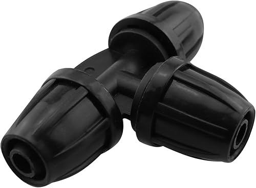 Miniatura 6 de Barbed Tee DGZZI 4 piezas de riego por goteo de púas de ajuste de 3 vías 0.315 in0.433 in tubería para jardín cinta de goteo tubería sistema de