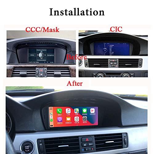 Pantalla CarPlay Linux 8.8" para BMW Serie 3/5 E60 CCC miniatura 4