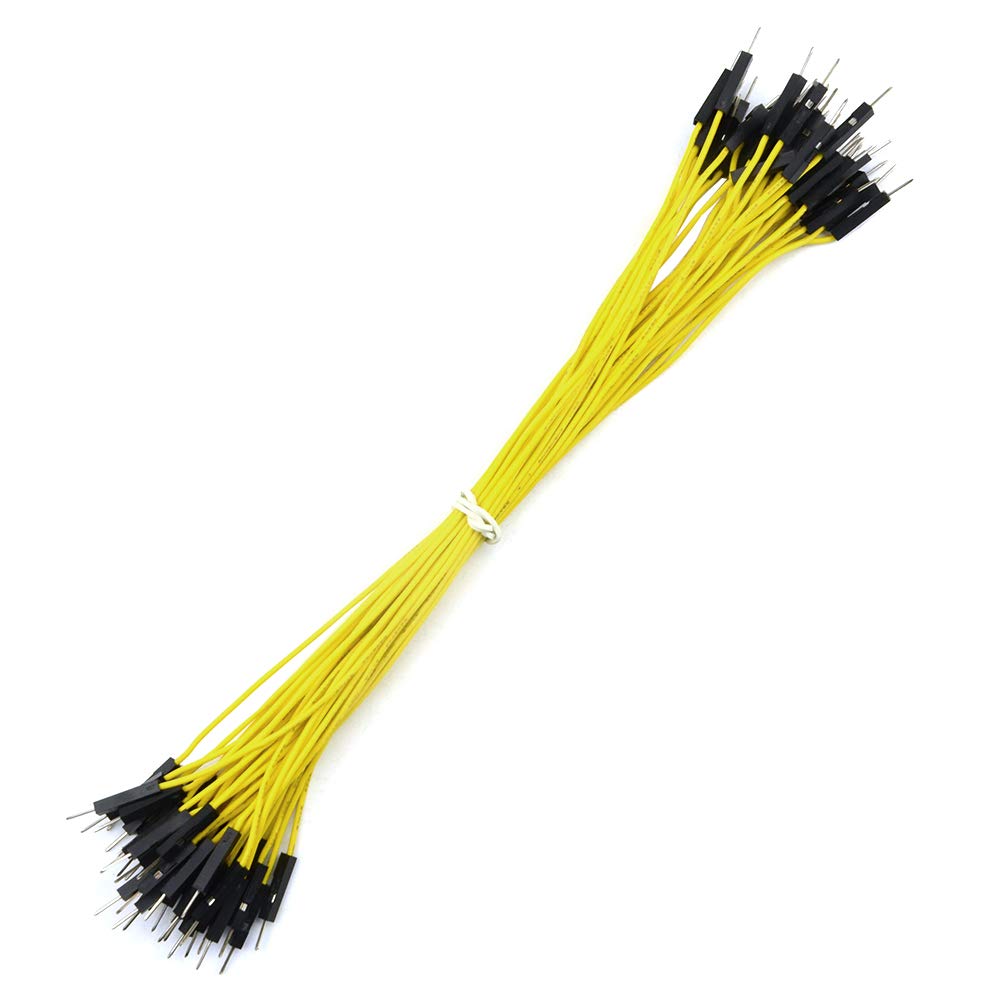 150PCS 5 Colors 1Pin 2.54mm Male to Male Breadboard Jumper Wire PVC Soldering Brushless Motor Double-end Tinning Connector Cable(PCB Jump Circuit Board Cable Wire Set) 200mm