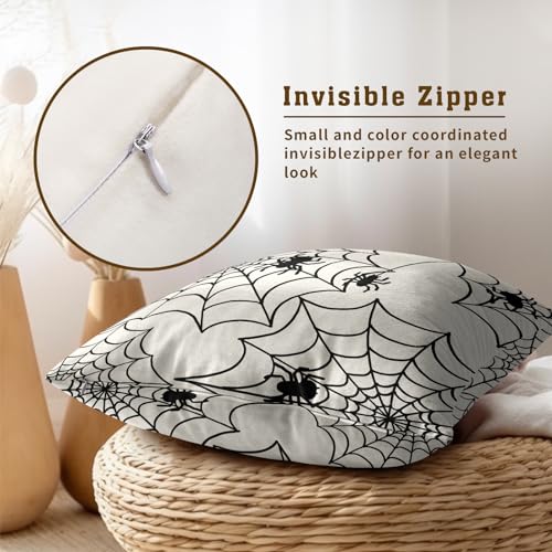 Halloweenthrowpillowcovers20x20setof2spiderwebautumnseasonholidaydecorativepillowcasesfarmhousecushioncoverforsofabedroomcouchhomedecor Urban Country Home Decor Halloween throw pillow covers 20×20 set of 2 spider web autumn season holiday decorative pillow cases farmhouse cushion cover for sofa bedroom couch home decor urban country home decor