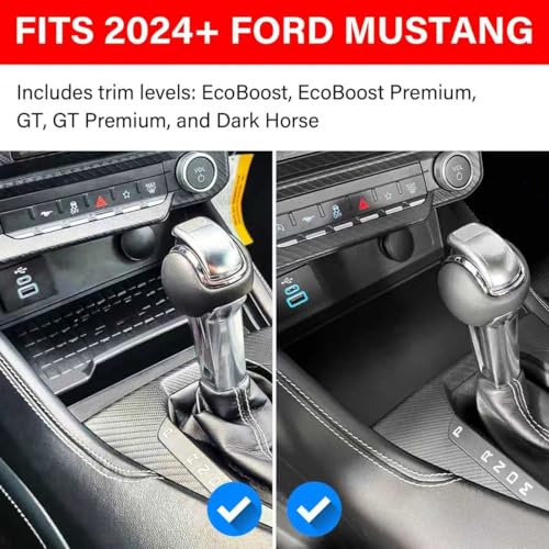 Image of Custom Cup Holder Inserts for 2026 2025 2024 Ford Mustang Accessories