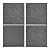 jxgzyy Soft Carpet Tiles 20×20 Inch, 0.38'' Padded Carpet Squares, Non-Adhesive Carpet Flooring with Textured Silicone Back, Easy DIY Cushioning Tiles for Under Furniture, 4 Pcs/10.8 Sqft