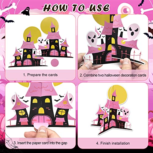 Pink Halloween Honeycomb Table Centerpieces, 8Pcs Cute Party Decorations For Halloween, Halloween Honeycomb Centerpieces Decorations, Ghost Pumpkin Party Supplies, Halloween Centerpieces For Tables #TOP5