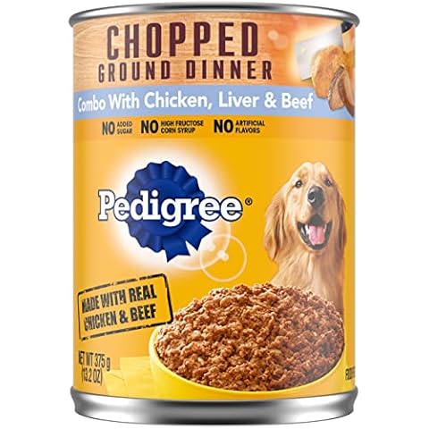 Pedigree Chopped Ground Dinner Canned Dog Food Cover