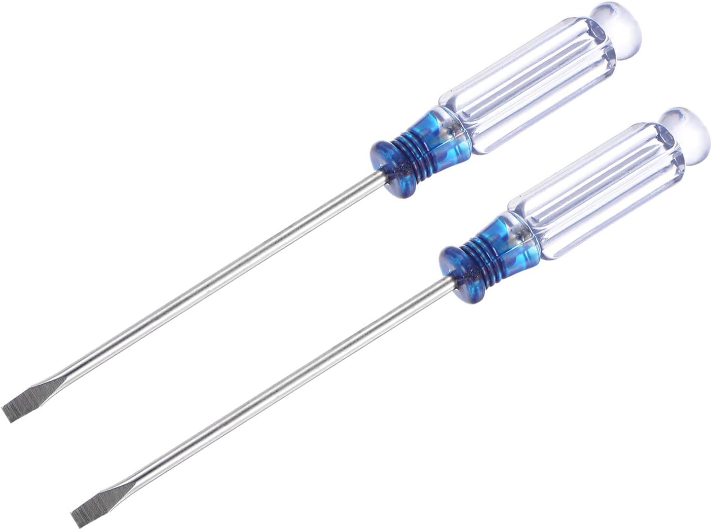uxcell Mini Slotted Screwdriver, 3.0mm Flat Head 127mm Length for Small Appliances Repair, 2 Pcs