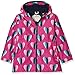 Produktbild Hatley Mädchen Microfiber Rain Jackets Regenjacke, Rosa (Herzen), 4 Jahre