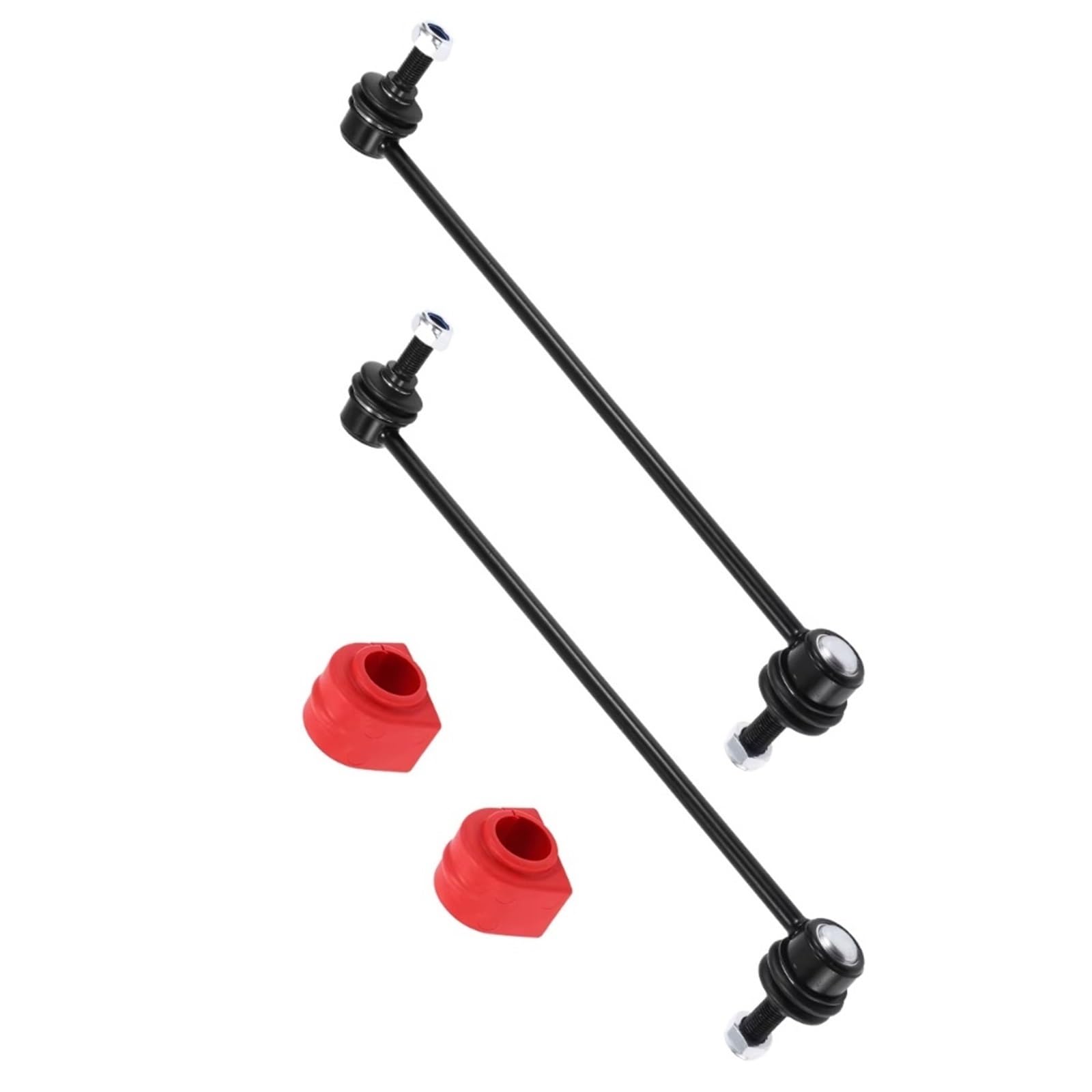Bieletas de Barra estabilizadora Delantera 1 Juego de bieletas de Barra estabilizadora Delantera con 2 bujes K750155/20905104/15905569 Compatible con Chevrolet Traverse 2014-2015