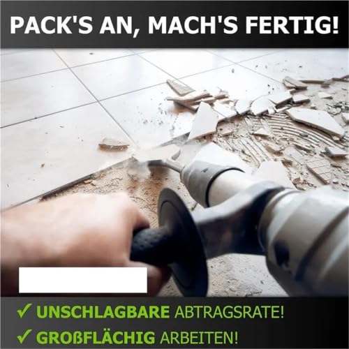 Cincel para azulejos SDS Plus 165x75mm de ancho para martillo perforador 4